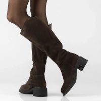 Leather heeled boots Filippo DKZ8215/26 BR brown