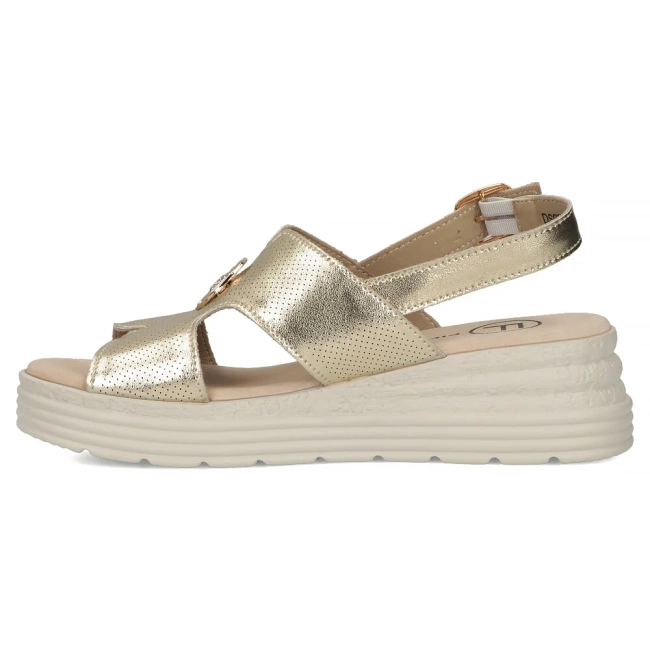 Leather sandals Filippo DS6712/25 GO gold