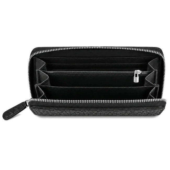 Black wallet Lux