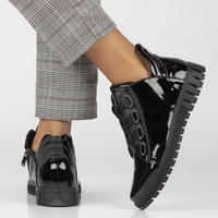 Leather ankle boots Filippo DBT3197/22 BK black