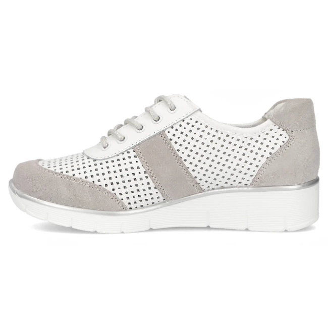 Leather shoes Filippo DP028/25 WH white