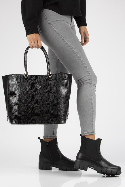 Botki typu workery Filippo DBT3050/21 BK czarne