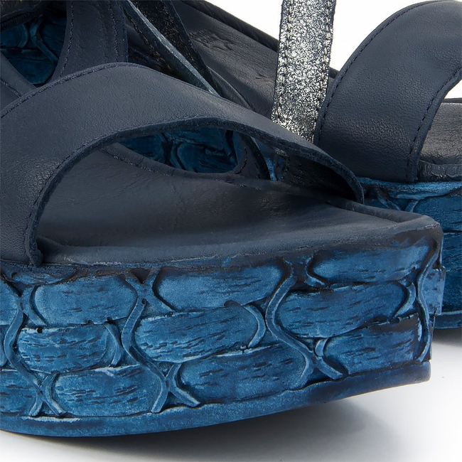 Sandals Tamaris 1-28215-28 869 Navy Blue Met.