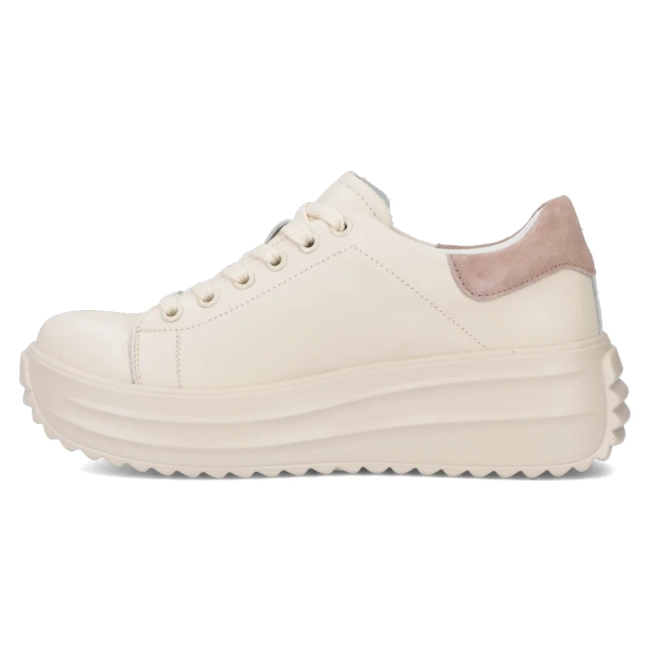 Leather sneakers Filippo DP6739/25 BE beige