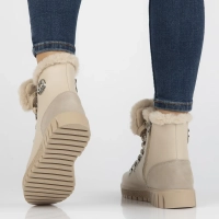 Leather ankle boots Filippo DBT6363/24 BE beige