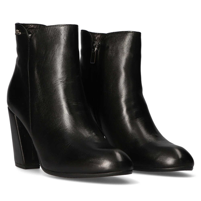 Leather Ankle Boots Libero 1285-8 Black