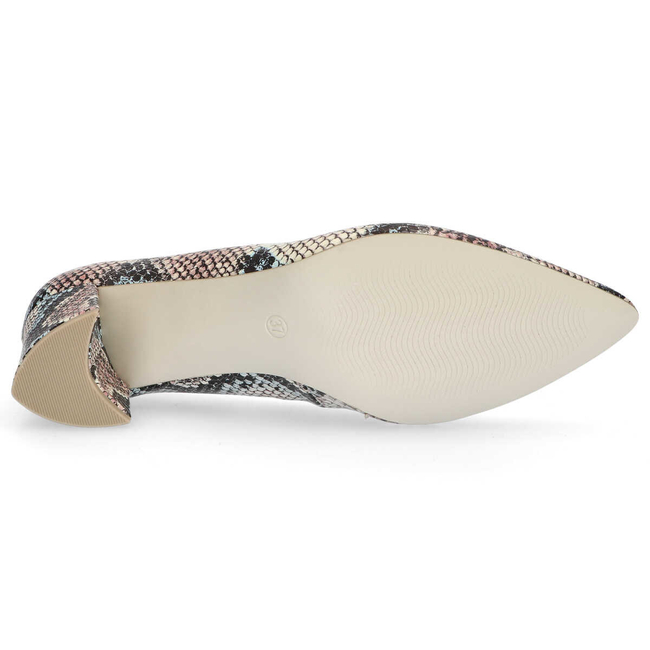 Czółenka Marco Tozzi 2-22402-34 878 Sky Multi Structure