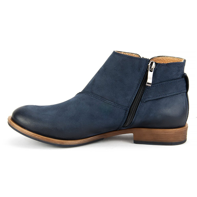 Ankle boots FILIPPO 414S nubuck navy blue