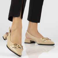 Leather shoes Filippo DP3745/22 BE beige