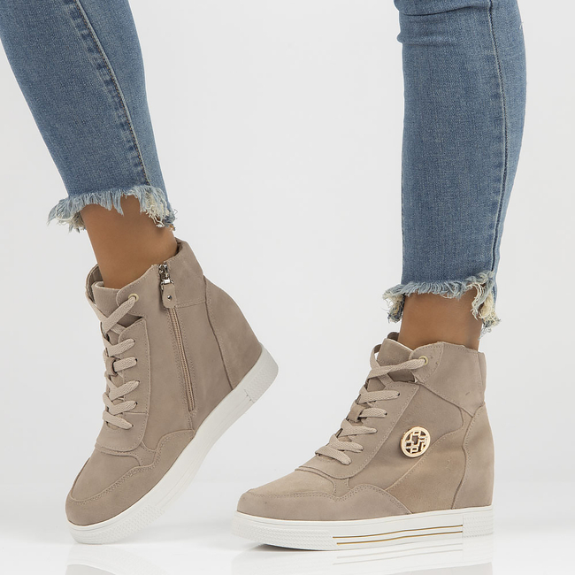 Leather Sneakers Filippo DBT3552/22 BE beige