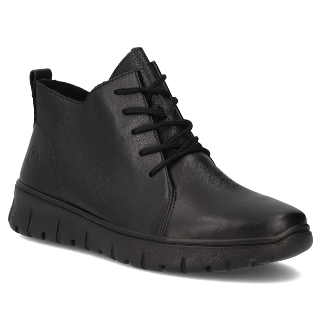 Ankle Boots Rieker leather N1331-00 Black