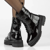 Leather ankle boots Filippo DBT6305/25 BK black