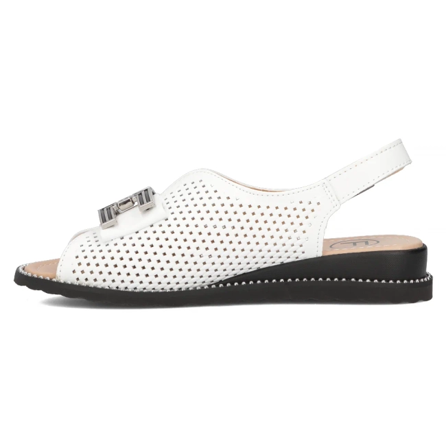 Leather sandals Filippo DS6032/25 WH white