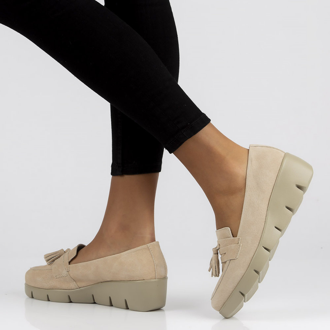 Leather shoes Filippo DP3162/22 BE beige