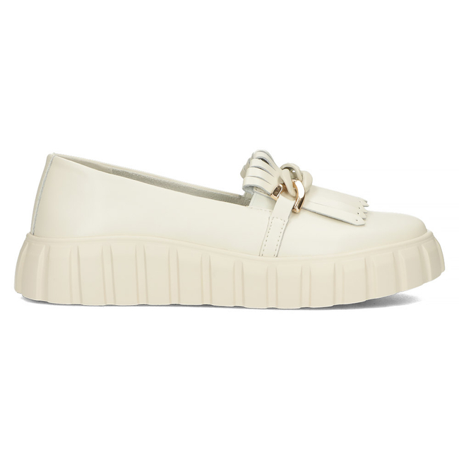 Leather shoes Filippo DP4570/23 BE beige