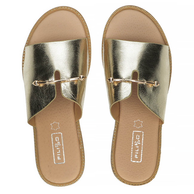 Slippers Filippo DK3700/22 GO gold