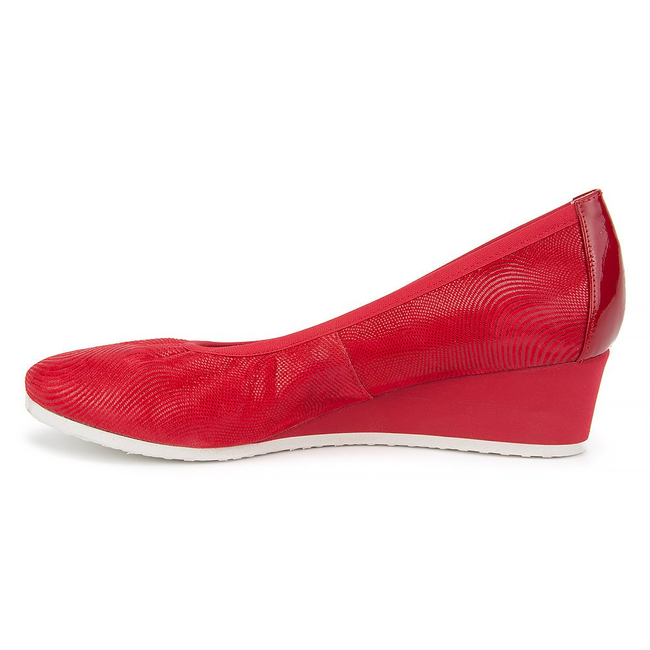Pumps Bioeco by Arka BI 5255 colour 737+433 red