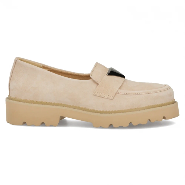 Leather shoes Filippo DP6166/24 BE beige