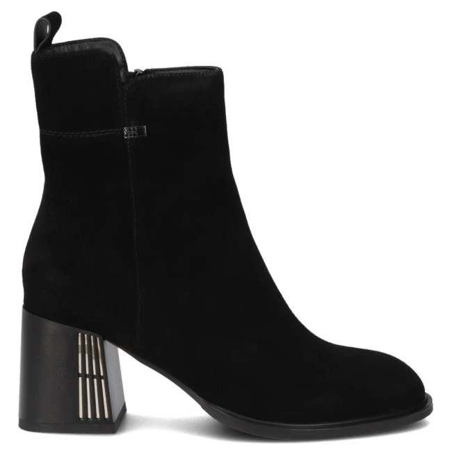 Leather ankle boots Filippo DBT7217/25 BK black