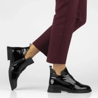 Leather ankle boots Filippo DBT7393/25 BK L black