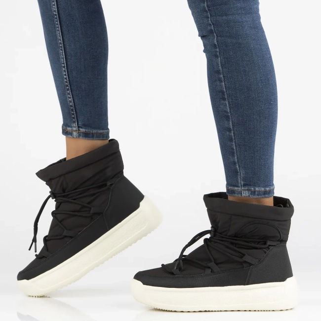 Filippo snow boots with membrane DBT6652/24 BK black