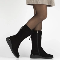 Leather boots Filippo DBT7210/25 BK black