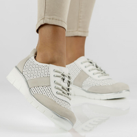 Leather shoes Filippo DP028/22 WH white