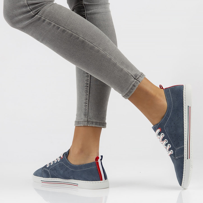 Leather shoes Filippo DP3507/22 NV navy