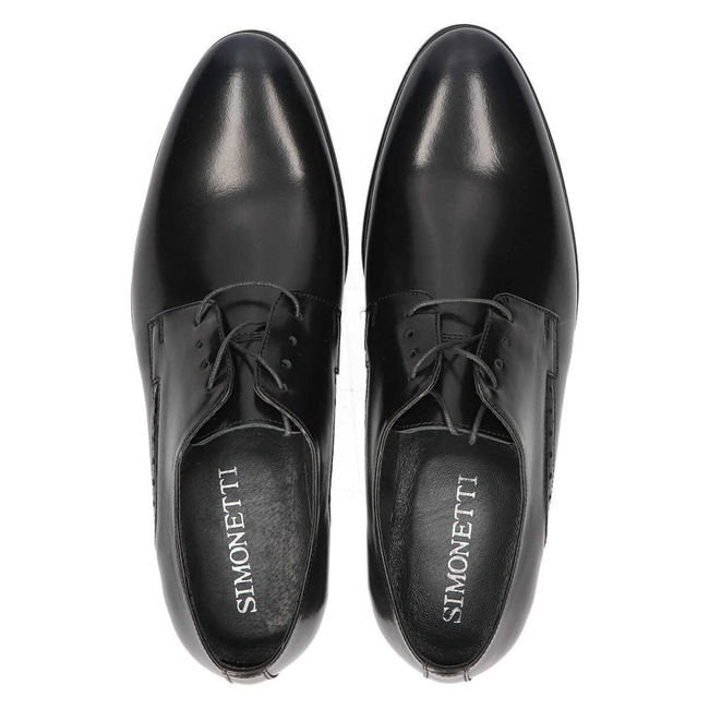 Półbuty Simonetti P-6448 bardzo ciemny granatowy