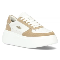 Skórzane sneakersy Filippo DP6047/24 WH białe