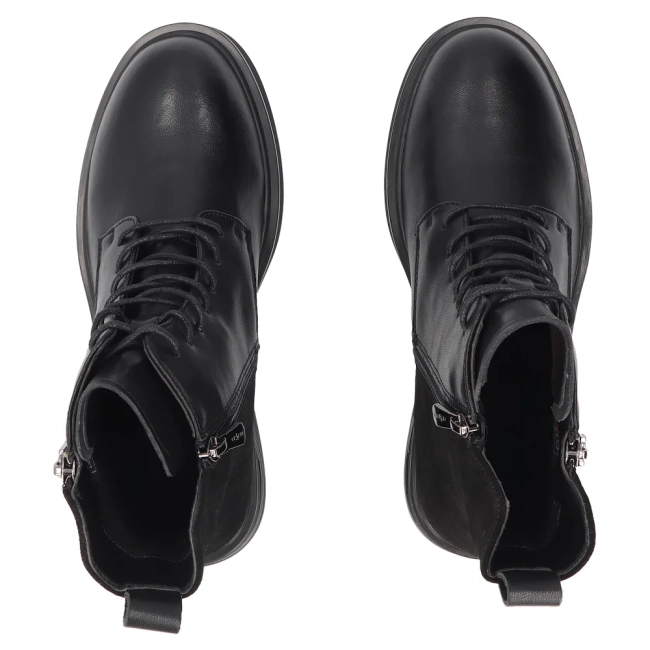Leather ankle boots Filippo DBT8022/26 BK black