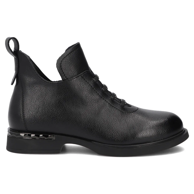Leather ankle boots Filippo DBT8033/26 BK black