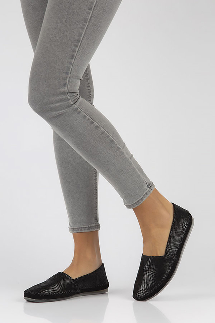 Skórzane półbuty Filippo DP031/22 BK czarne