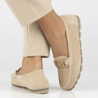 Leather loafers Filippo DP3630/23 BE beige