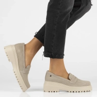 Leather shoes Filippo DP6124/24 BE beige