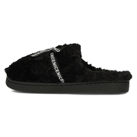 Fur slippers black CF-95