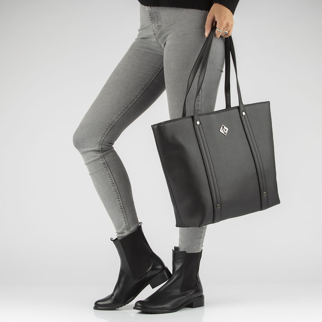 Skórzane sztyblety Filippo 5138 Czarne