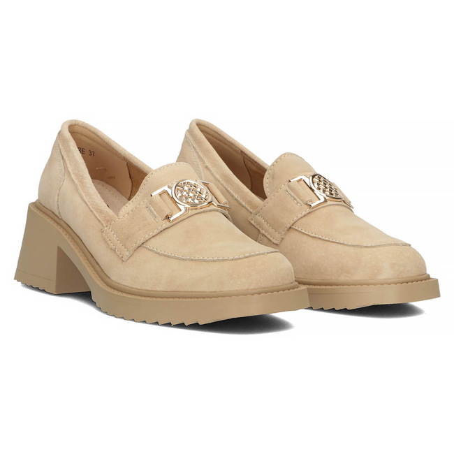 Leather shoes Filippo DP4145/22 BE beige