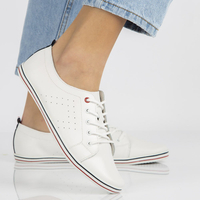 Leather shoes Filippo DP073/21 WH white