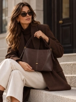 Dark brown handbag Wendy