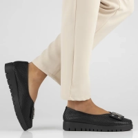 Leather shoes Filippo DP6043/24 BK black