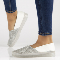 Leather shoes Filippo DP2147/22 WH white