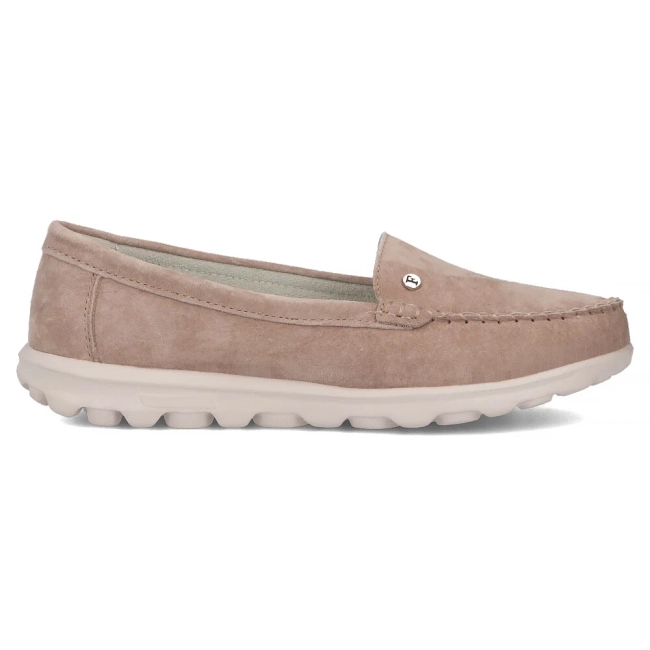 Leather loafers Filippo DP6751/25 BE beige