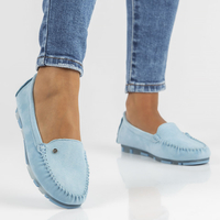 Leather loafers Filippo DP2037/22 BL blue