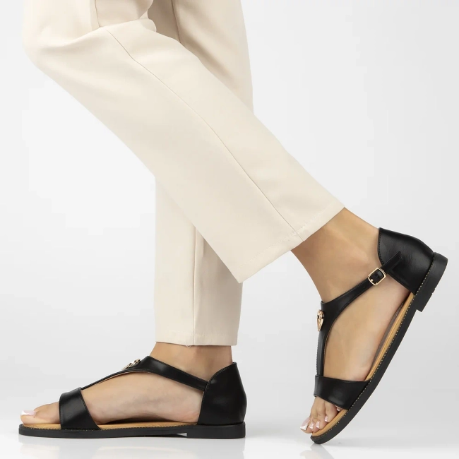 Sandały Filippo DS6914/25 BK czarne