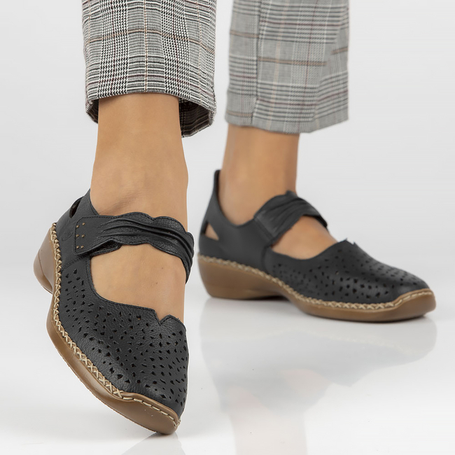 Leather Shoes Filippo 41399-14 navy