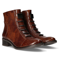 Ankle boots Filippo 457s brown crocodile