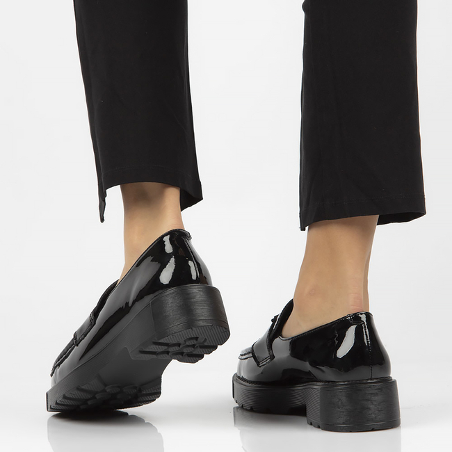 Leather shoes Filippo DP3930/22 BK black