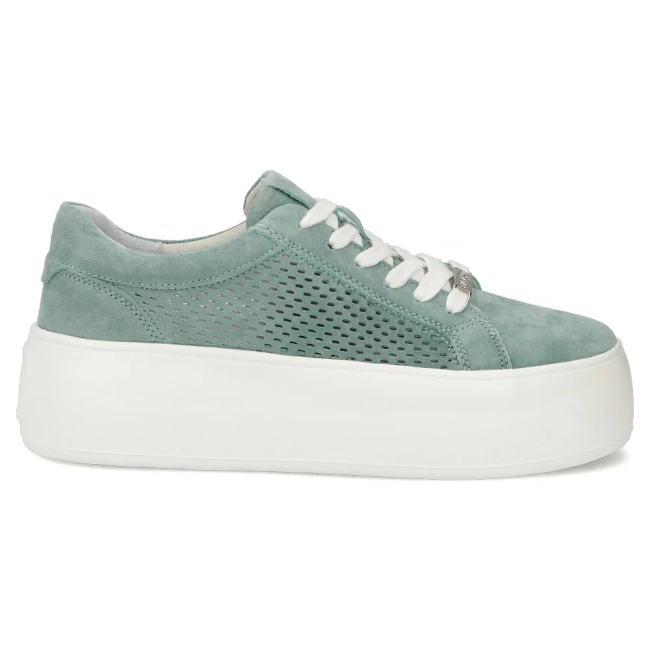 Leather sneakers Filippo DP7520/26 GE green