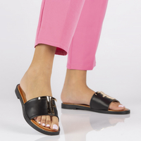 Slippers Filippo DK2103/22 BK black